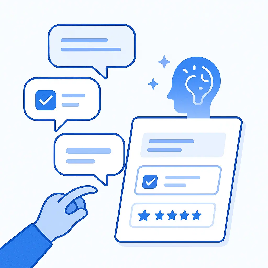 AI suggesting survey questions