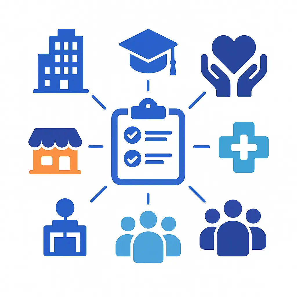 Survey platform serving multiple industries - education, healthcare, business, nonprofit