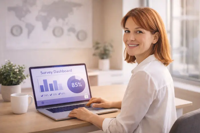 Integrated survey platform with AI, security, and integrations