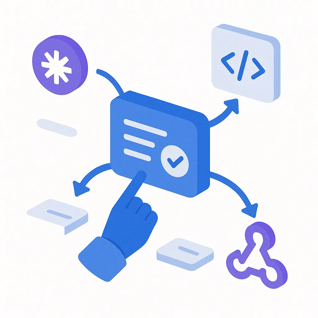 No-code and API integration options