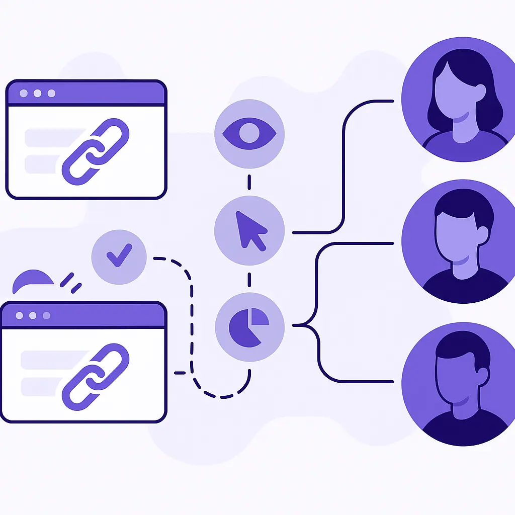 Personalized trackable survey links