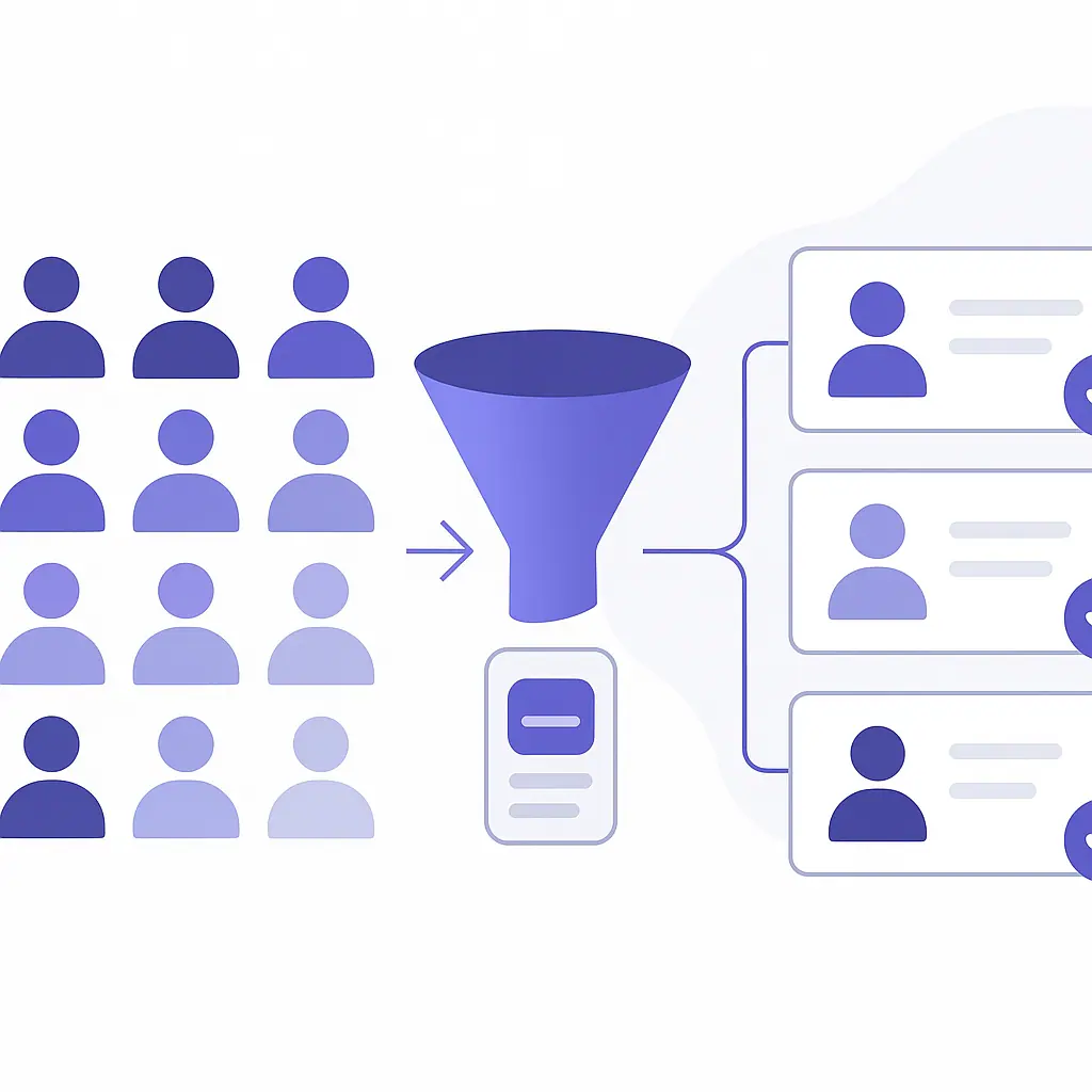 Audience segmentation with Smart Lists