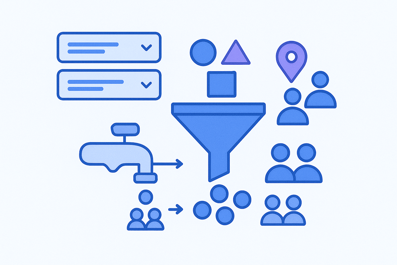 Data filtering and segmentation tools